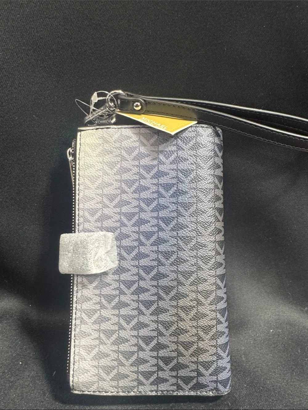Michael Kors Gray Signature MK Zip-Around Wallet